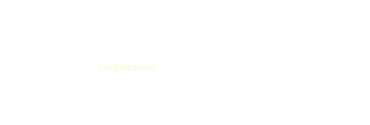 Die Domain www.tier.schule ist gestaltet durch und Verantwortlicher wie auch Rechteinhaber an ihrem Inhalt, auch blo in Teilen (soweit nicht anders erwhnt), ist: Hannes Elsebrock Kastanienallee 28 46487 Wesel GERMANY Email: info@tier.schule  Vorgenannter ist, obgleich grundstzlich eine Non-Profit-Unternehmung vorliegt, steuerlich gemeldet (Steuernummer: 130/2089/0893). Es ist gem. 19 Abs. 1 UStG Umsatzsteuerbefreiung gegeben.